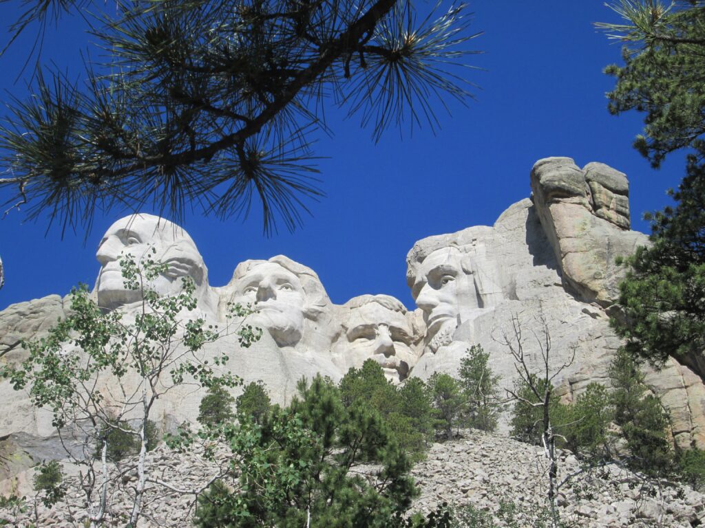 Still standing at Mount Rushmore