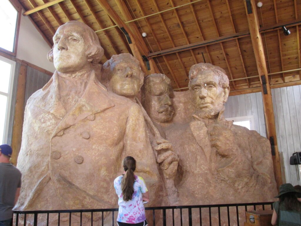 The Mt Rushmore model